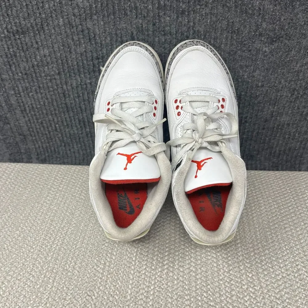 Nike Air Jordan 3 Retro White Cement Reimagined Women’s 7 5.5Y DM0967-100 - Picture 7 of 8
